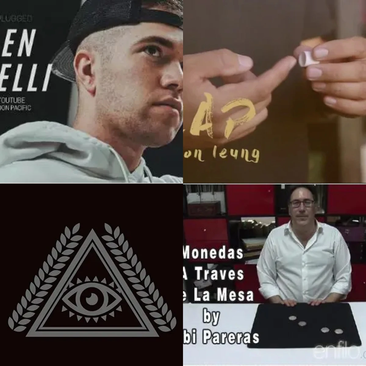 Calen Morelli T-C-C Lecure,Cap By Jasper Leung,Marksman Deck By Luke Jermay,Monedas A Traves De La Mesa Di Gabi Pareras- Magic