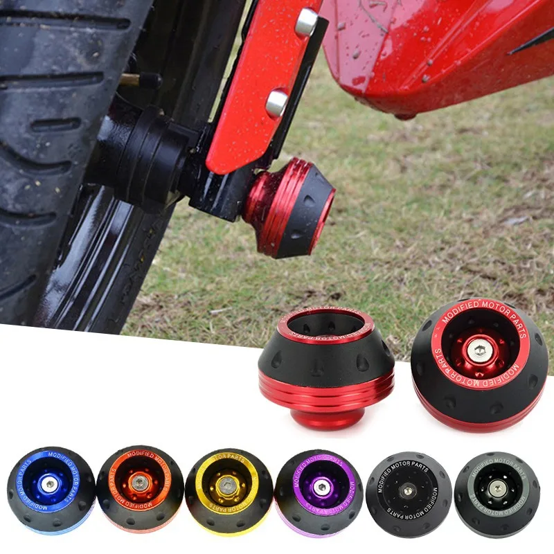 Moto Crash Protector Protezione Ruota Pad Copertura Per Ducati Monster 821 Motocross Kawasaki Z750 Accessori Sym Jet X 125