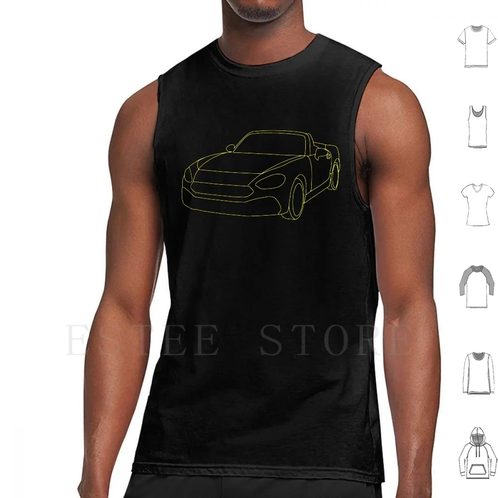 2019 Fiat 124 Spider Abarth (Giallo) Canottiere Gilet Fiat 124 Spider Fiat 124 Spider Abarth 2019 Fiat 124 Spider 124
