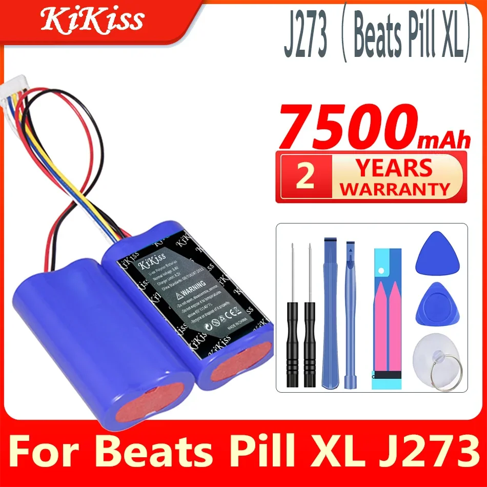 Kikiss Nuova Batteria J272 Muslimax (Pill 2.0) Per Beats Pill 2.0 Altoparlante Portatile Wireless B0513 Pill Xl J273 Batterie