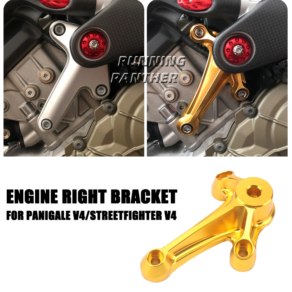 Moto Per Ducati Streetfighter Streetfighter V4 Panigale Panigale V4 Nuovo Motore Staffa Superiore Destra In Alluminio