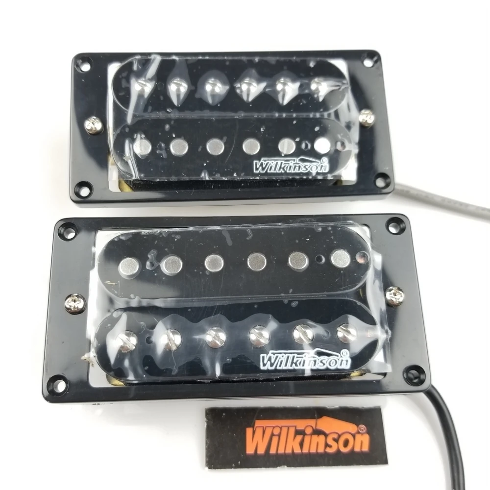 Wilkinson Wohb Black Electric Guitar Humbucker Pickup Neck Bridge Set