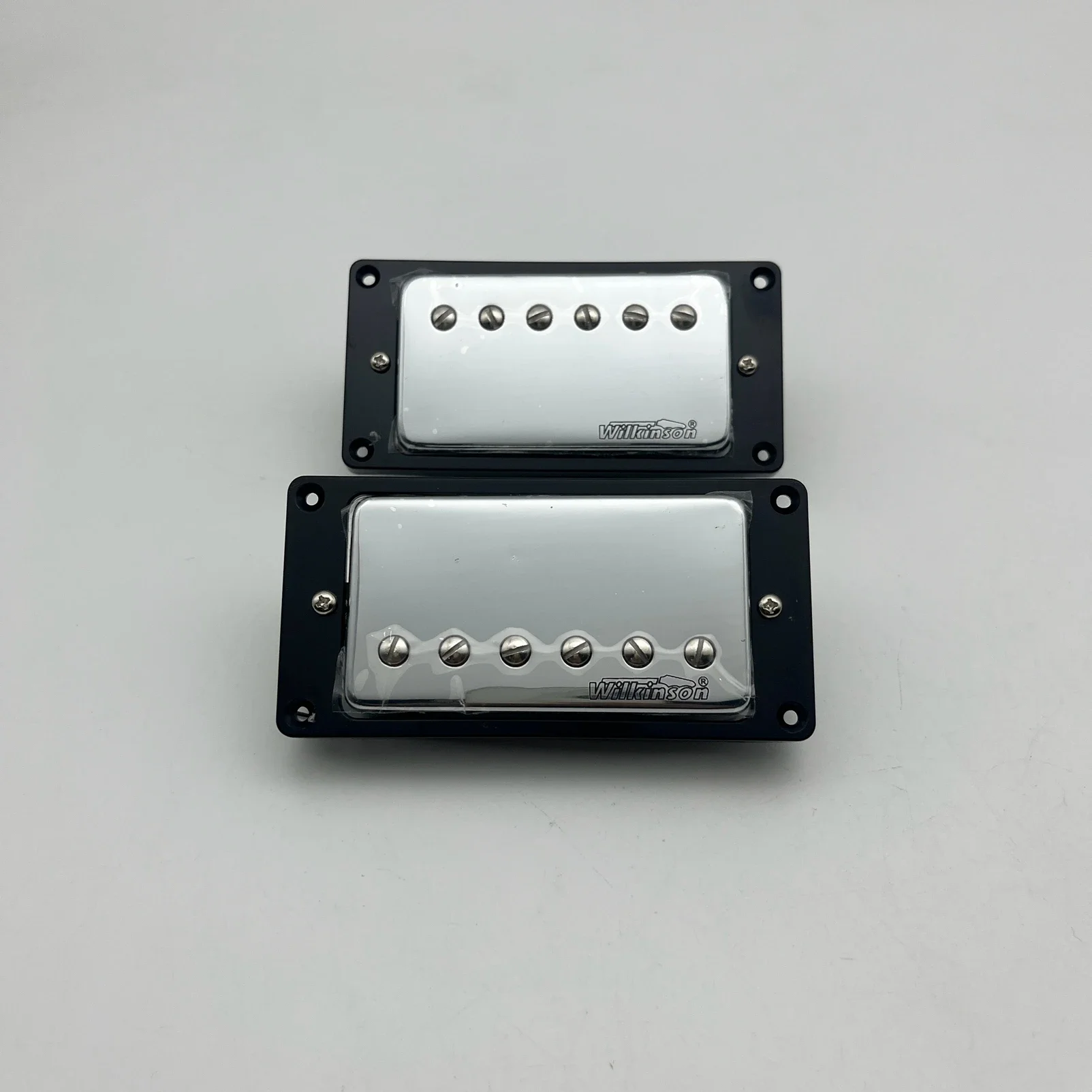 Classic Wilkinson Nichel Silver Humbucker Pickup Alnico 5 Double Coil Split 4C Black Cover Parti Per Chitarra