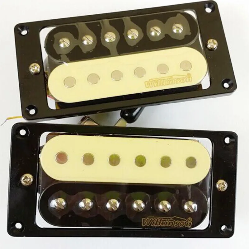 Wilkinson Chrome Covered Vintage Paf Classic Humbucker Pickup