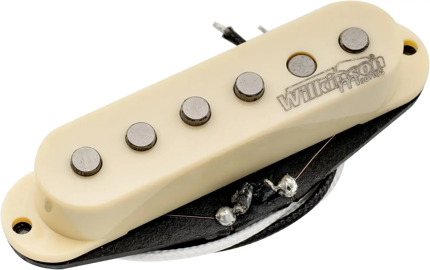 Wilkinson Vintage Tone Alnico V Crema Pickup Collo A Bobina Singola Sfalsata 1 Pz