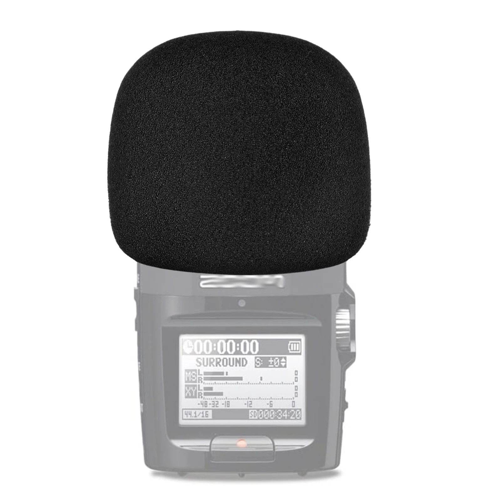 1 Pz Per Zoom H2N Recorder Microfono Antivento Registrazione Parabrezza Anti Rumore Filtro Pop Parabrezza Spugna Mic Cover Schiuma Nera