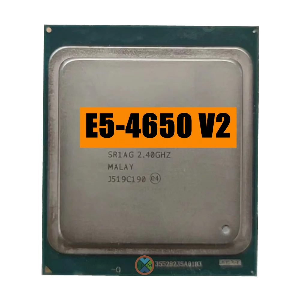 Xeon Cpu E5 4650 V2 2.4Ghz 10Core 25Mb Smartcache E5 4650 V2 Fclga2011 95W Spedizione Gratuita E5-4650V2