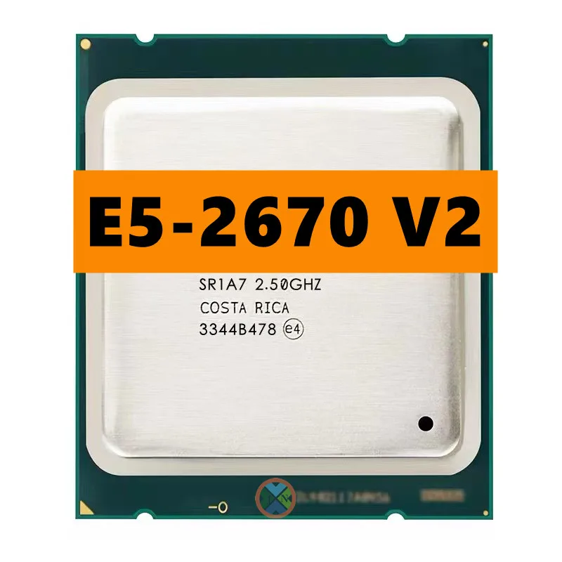 Processore Server Xeon E5-2670 V2 E5 2670 V2 Cpu 2.5 Lga 2011 Sr1A7 Processore A Dieci Core E5 2670 V2 Spedizione Gratuita