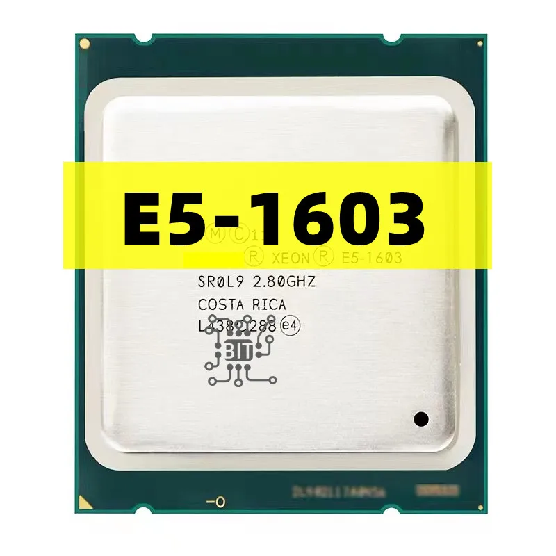 Xeon Cpu E5-1603 Sr0L9 2.80Ghz 4-Core 10M 130W Lga2011 E5 1603 Processore Spedizione Gratuita