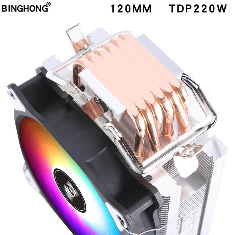 Cpu Cooler Pure Copper Heat Pipe Desktop 1700 Sistema Di Raffreddamento 4Pin 9Cm Cpu Ventola Di Raffreddamento Cpu Radiatore Per Amd Intel 2011 X79 X9