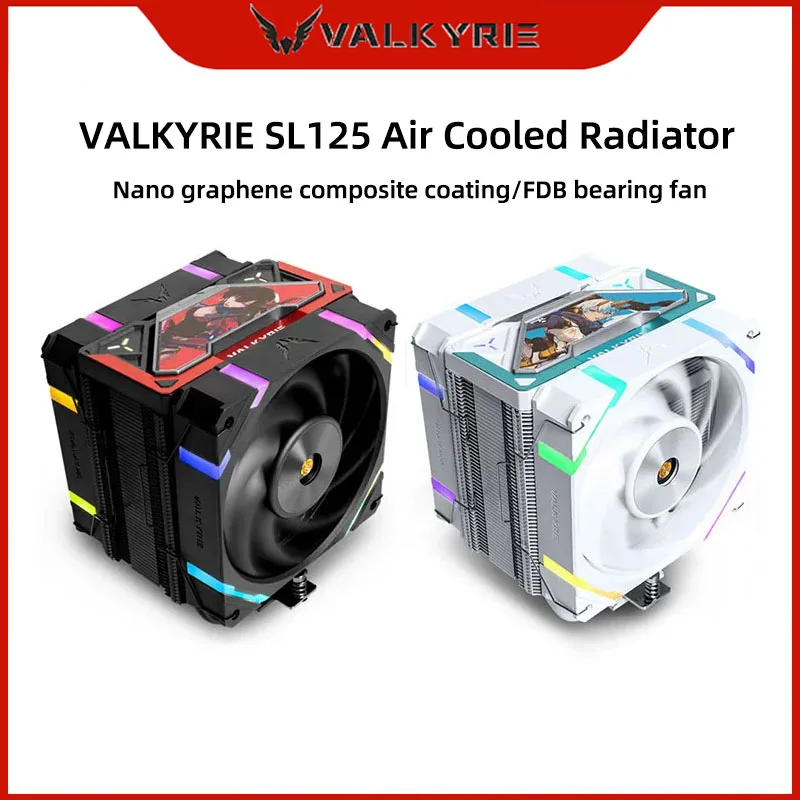 Valkyrie Sl125 Loki Cooler Cpu Fan Argb Computer Desktop Tower Air Cooling Sound