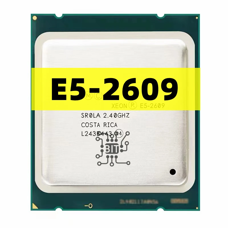 Xeon Cpu E5-2609 Sr0La 2.40Ghz 4-Core 10M Lga2011 E5 2609 Processore Spedizione Gratuita