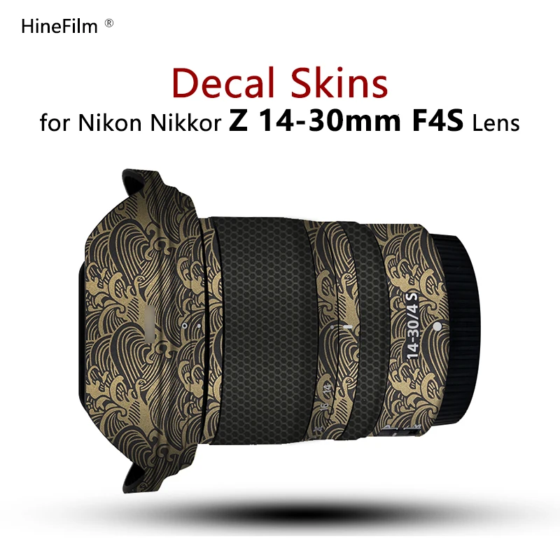 Nikkor Z 1430 F4S / 14-30 F4S Adesivi Avvolgenti In Vinile Per Lenti Nikon Z 14-30Mm F/4 S Pellicola Protettiva Per Decalcomanie Per Lenti