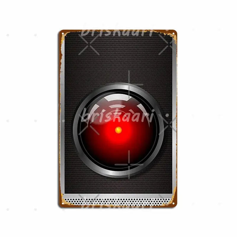 La Festa Del Salone Del Cinema Delle Insegne Metalliche Del Pannello Di Hal 9000 Personalizza I Manifesti Del Metallo