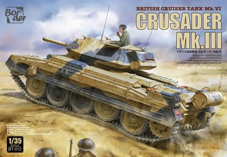 Border Bt-012 1/35 British Cruiser Tank Crociato Mk.Iii-Kit Modello In Scala