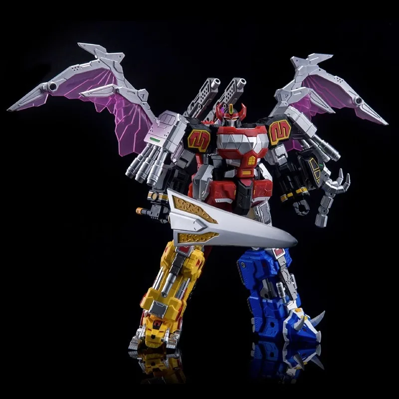 New Lucky Cat Megazord Micro Cosmos Mc03 Mc-03 Dragon Caesar Mighty Morphin Power Team Anime Action Figure