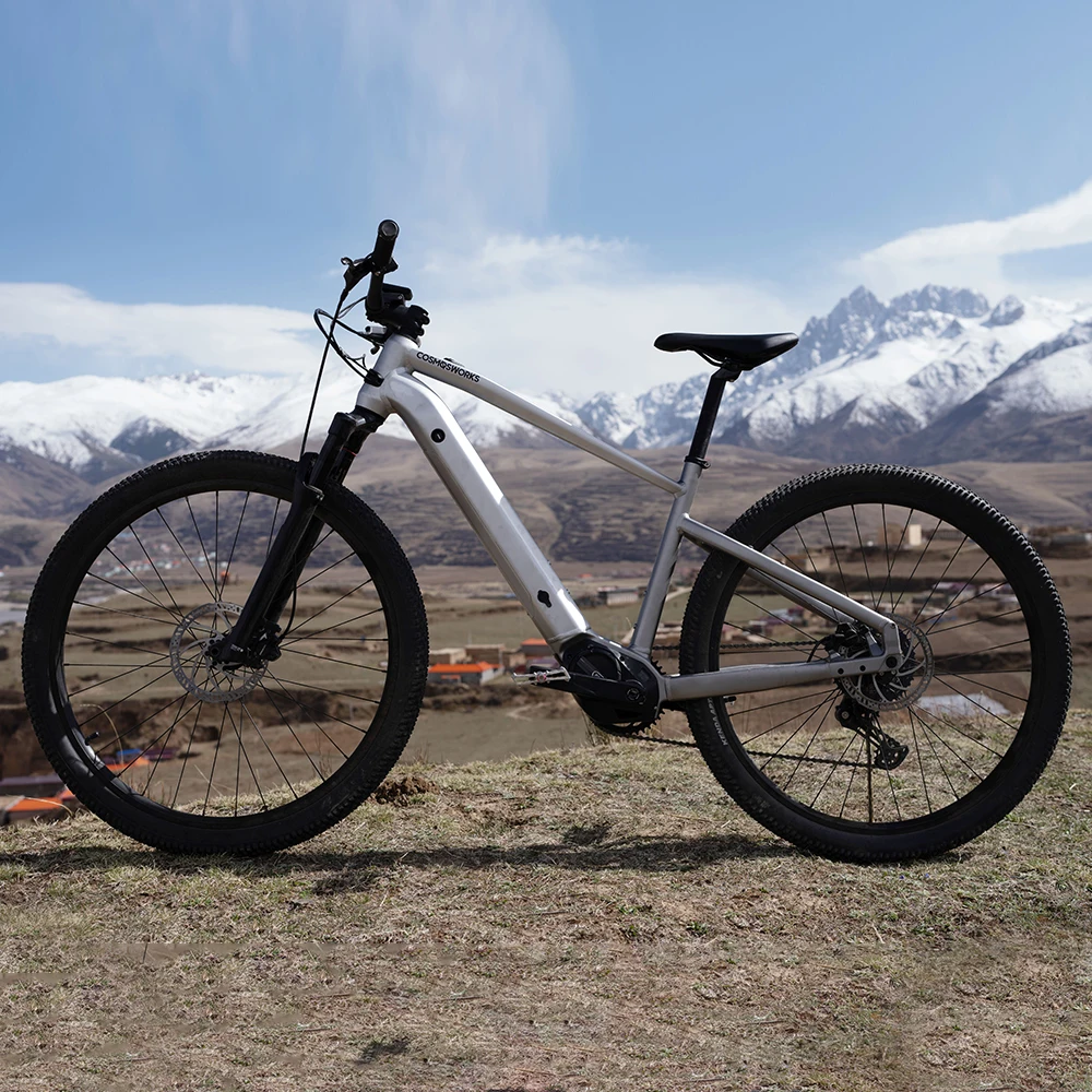 Accolmile Mountain Bike Elettrica Bafang M510 Mid Drive Torque Motor 504Wh Batteria Nascosta Al Litio Ebike Emtb Con Forcella Ammortizzata