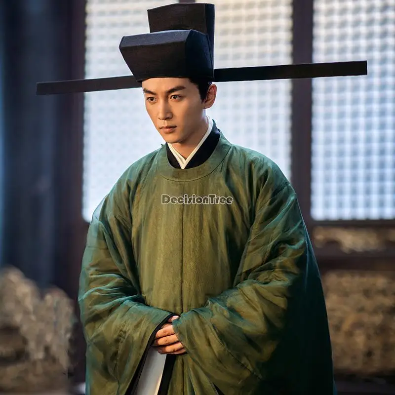 2024 Tv Cinese A Dream Of Splendor Menghualu Song Dynasty Mini Wear Herolar Costumes Men Tv Hanfu Film Costumi Cosplay