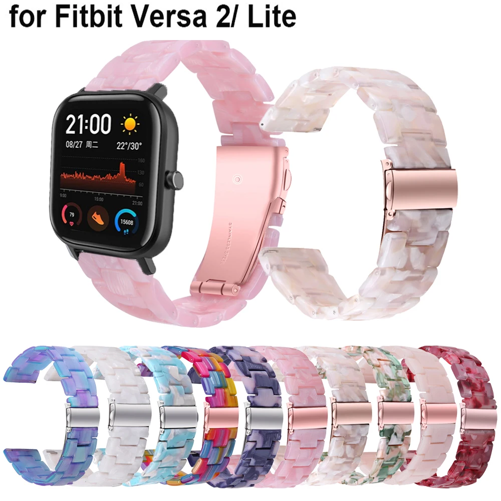 Cinturino In Resina Per Fitbit Versa/Versa 2 /Versa Lite/Versa Se Bands Strap Donna Uomo Leggero Versa Cinturino Cinturino Di Ricambio