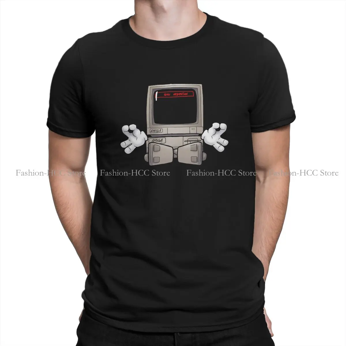 Commodore Amiga Guru Meditation #2 Maglietta Speciale Amiga 500 Maglietta Idea Regalo Creativa Di Alta Qualità Manica Corta Ofertas