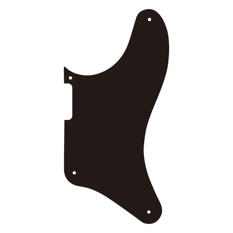 Pleroo Personalizza Il Battipenna Per Harley Benton Flt90 Cabronita Style Tele Guitar Pickguard, 3 Strati Nero Opaco