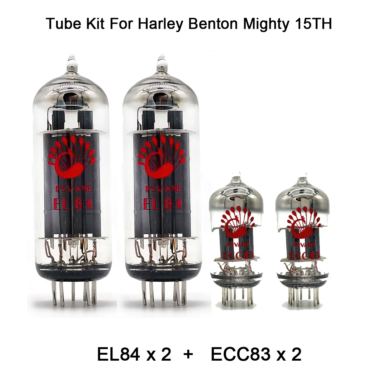 Kit Tubo Valvola Per Harley Benton Mighty 15Th Amplificatore Tubo Per Chitarra 2 Pezzi El84 Ecc83 Power Vacuum Tubo Elettronico Audio Chitarra
