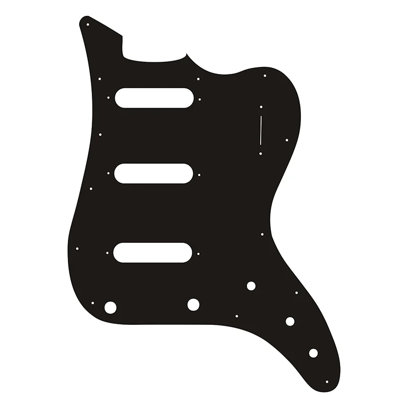Xin Yue Pickguard Per Chitarra Personalizzato-Per Noi Harley Benton Bass Vi Battipenna Per Chitarra, 3Plly Nero