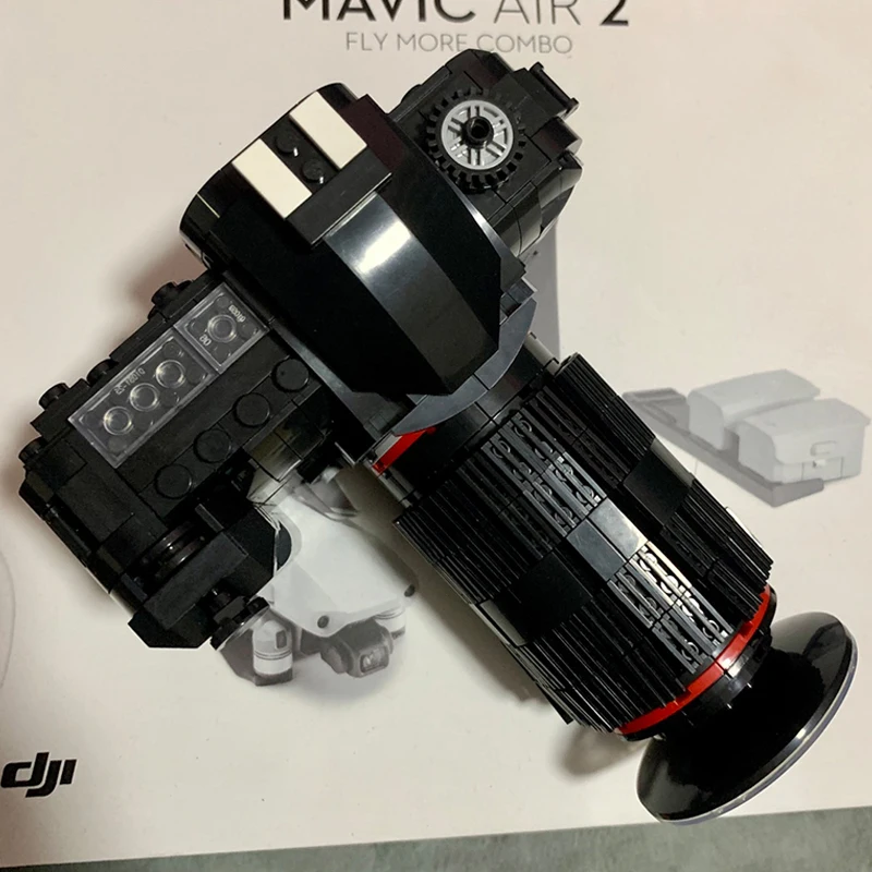 Giocattolo Per Bambini Obiettivo Lungo Grandangolare Macchina Fotografica Reflex Digitale Avanzata Modello 3D Mini Blocchi Fai Da Te Costruzione Di Ma