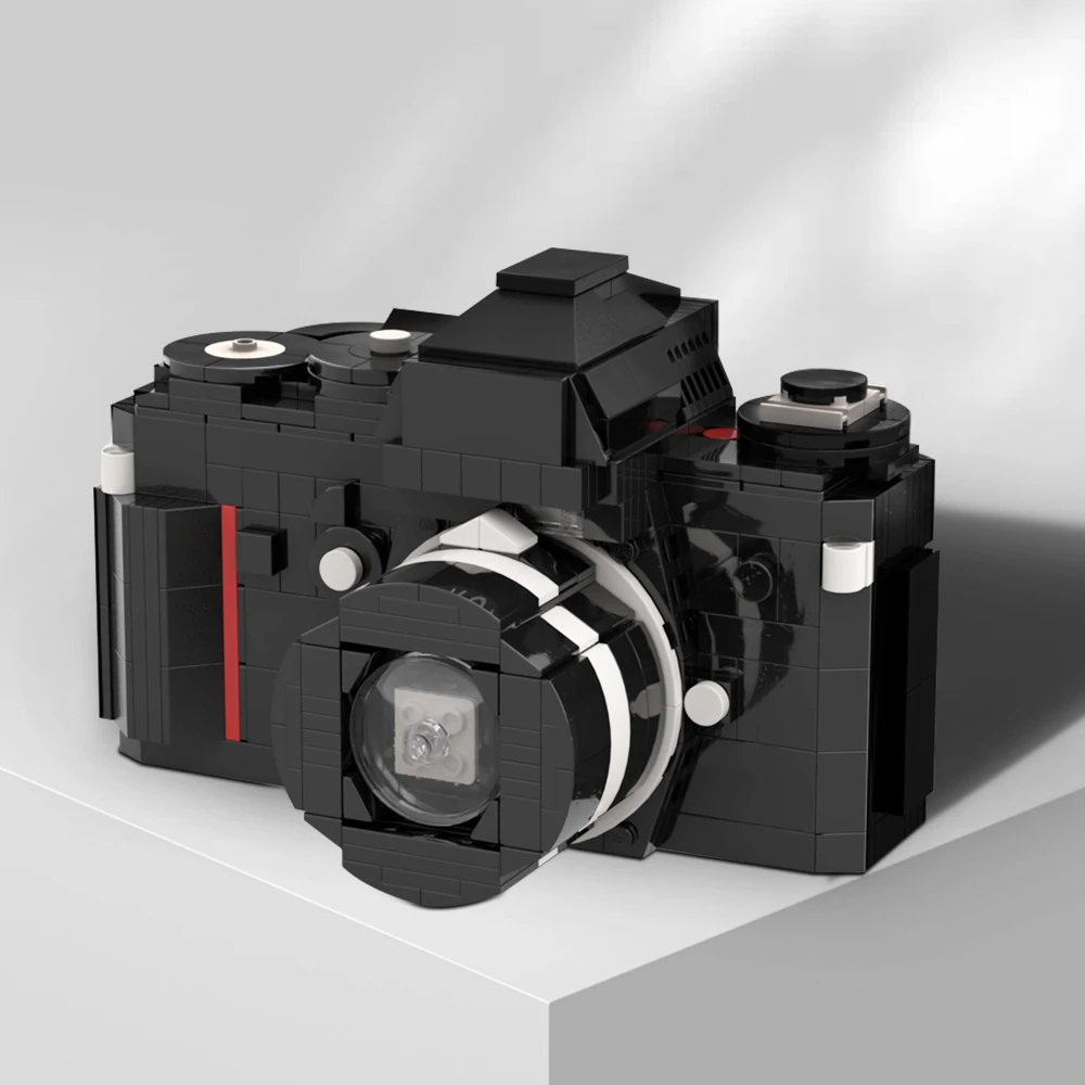 Gobricks Moc Digital Camera F3 35Mm Slr Building Block Set Slr Camera Model Education Brick Toys For Children Birthday Gift
