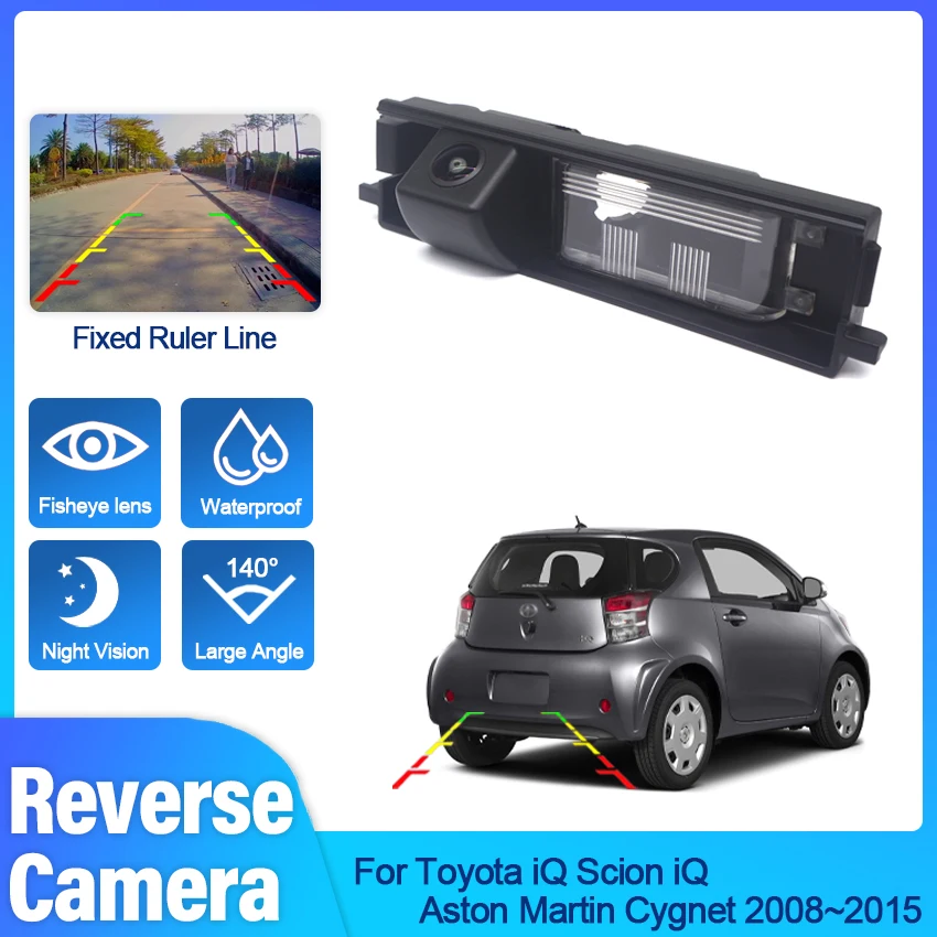Ccd Hd Fisheye Telecamera Per Retromarcia Per Toyota Iq Scion Iq Aston Martin Cygnet 2008 ~ 2015 Accessori Per Monitor Di Parcheggio Retromarcia Per A