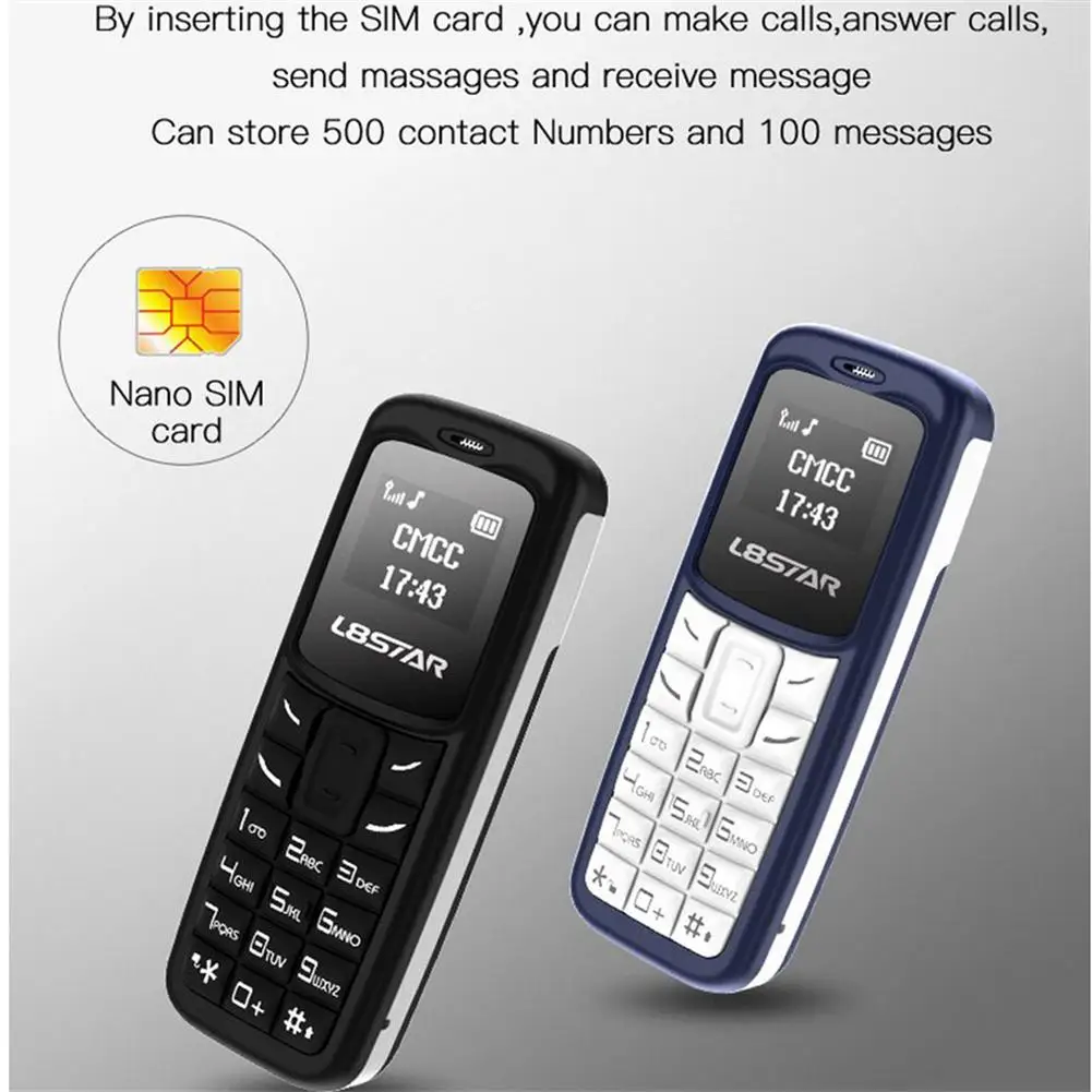 L8Star Bm30 Mini Telefono Cellulare Portatile Bluetooth Auricolare Voice Changer Dialer Low Radiation Sound Recording Key Piccolo Cellulare