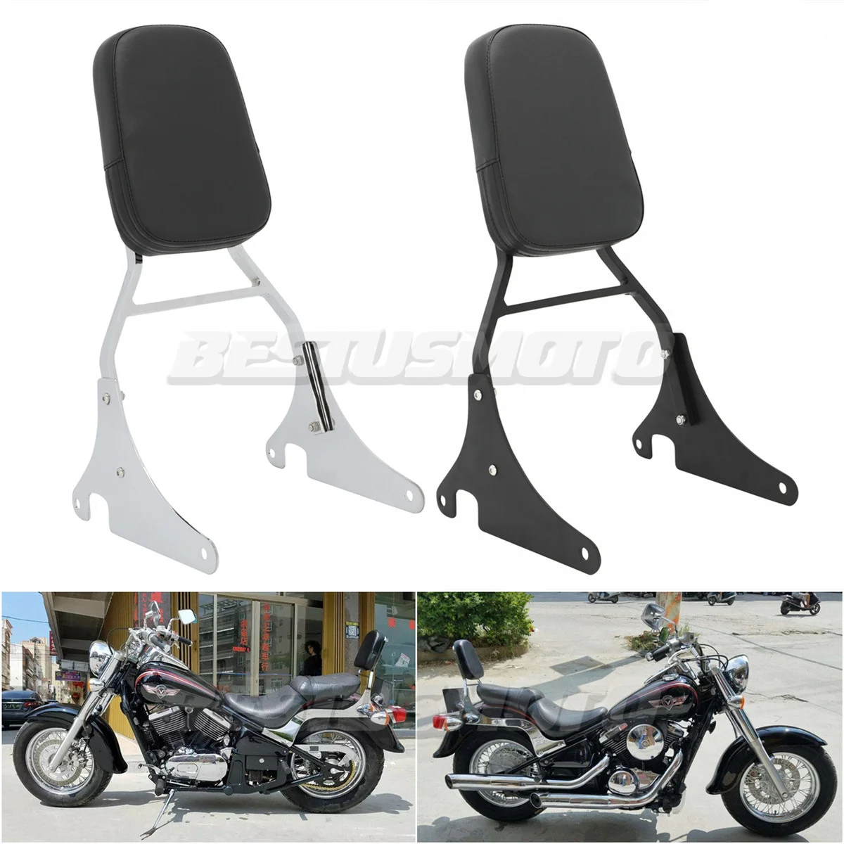 Schienale Passeggero Moto Sissy Bar Per Kawasaki Vulcan 800 Vn800 Vn800A Classic 1996-2005 Vn800E Drifter 2000-2005