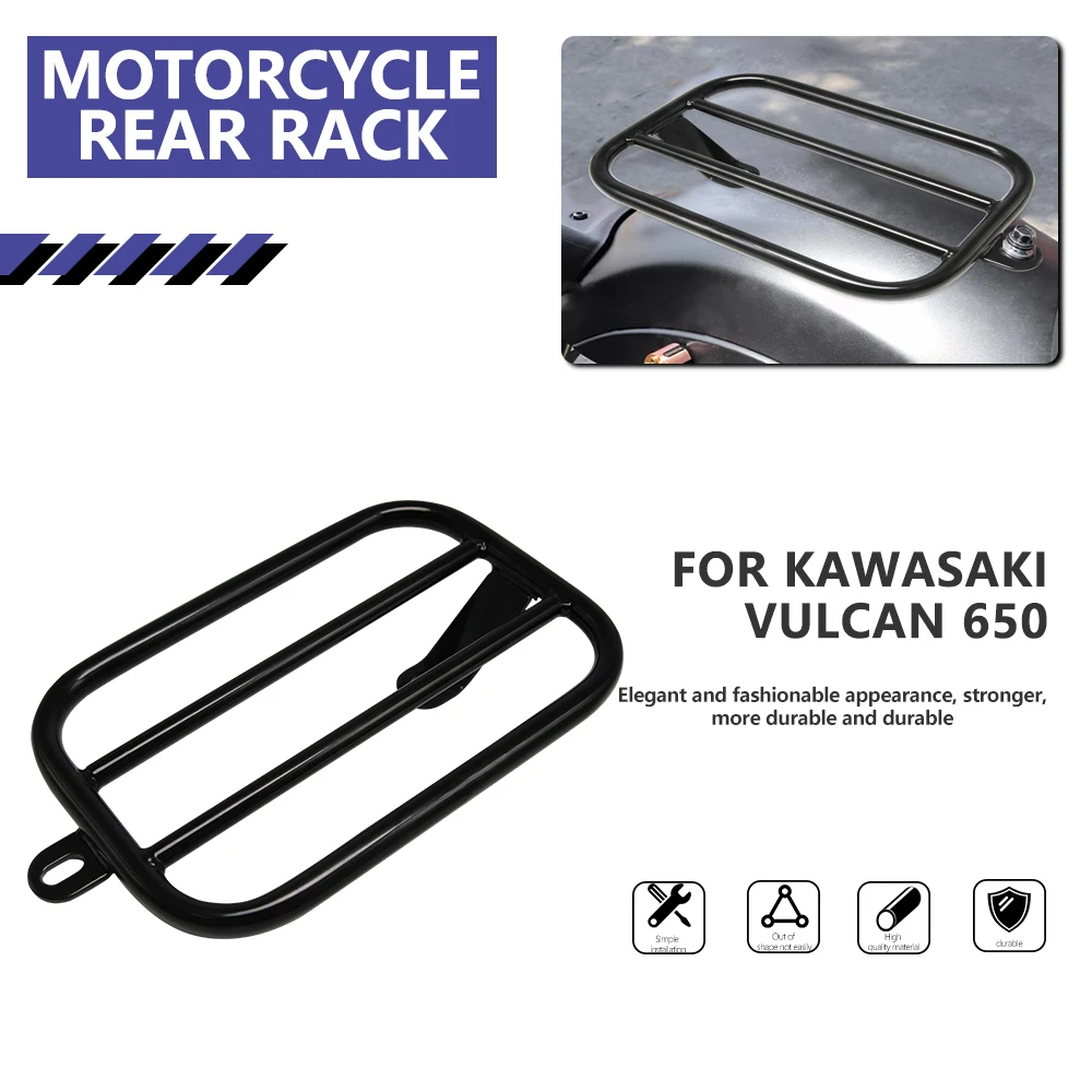 Per Kawasaki Vulcan 650 Portapacchi Posteriore Portapacchi Moto 650 Portapacchi Posteriore Moto Portapacchi In Ferro Vulcan 650