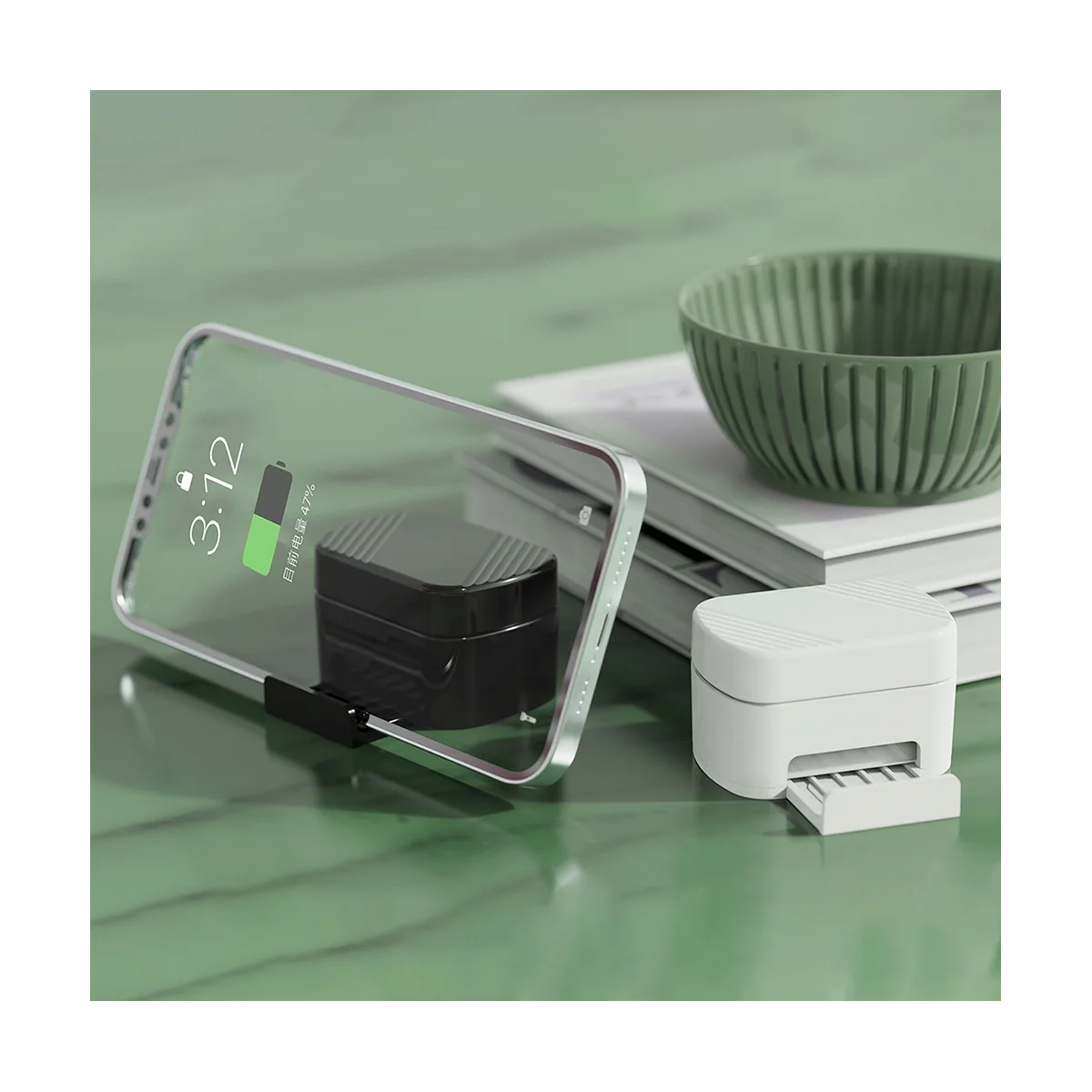 Per Ring Bluetooth Remote Control Fingertip Automatic Page Turner Navigando Selfie Video Controller Per (B)