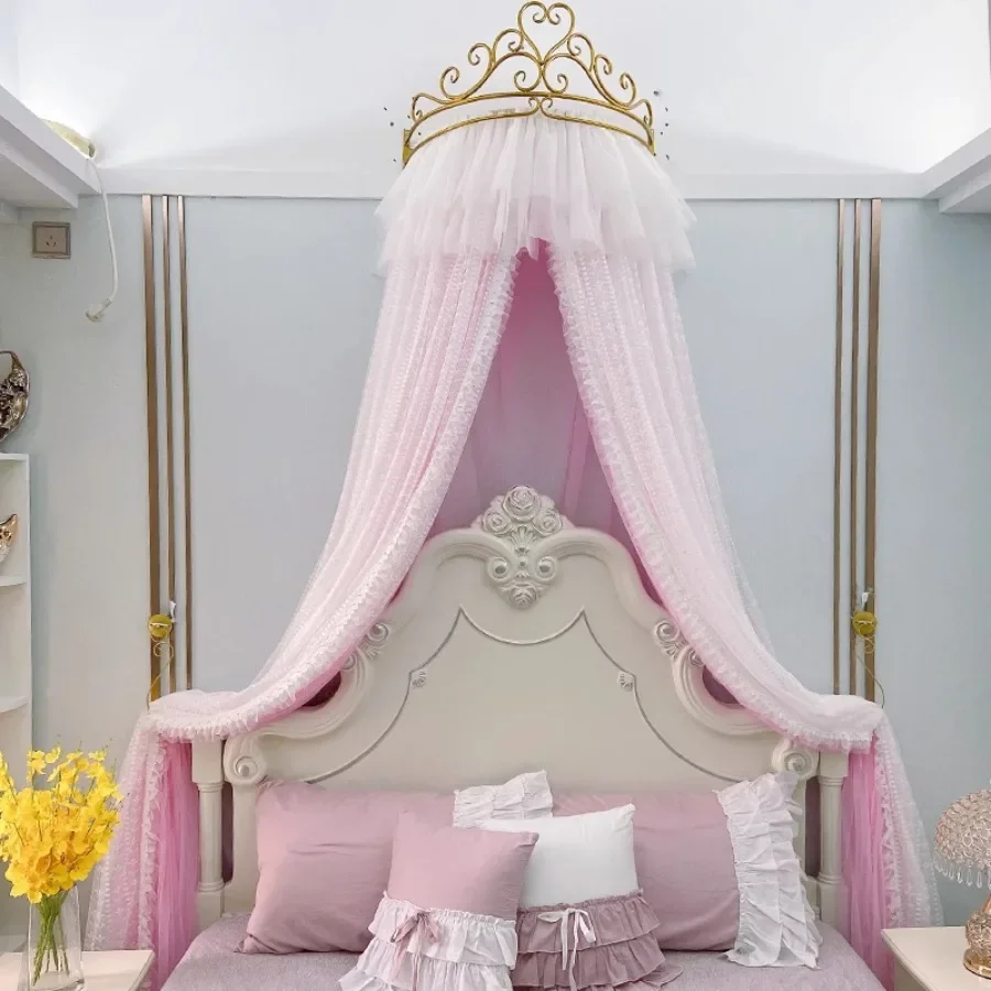Princess Mosquito Net Stand Portable Pieghevole Protector Zanzariera Queen Size Nail Proof Mesh French Hanger Zanzariere Bed Tent