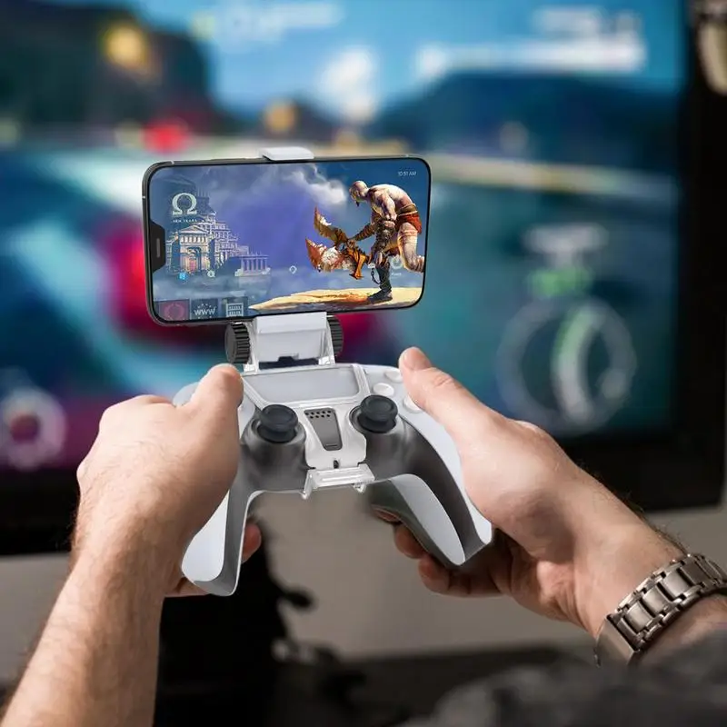 Controller Mobile Pho-Ne Holder Controller Clip Mount Per Ps 5 Portable Pho-Ne Grip Mount Staffa Di Supporto Regolazione Dell'Angolo