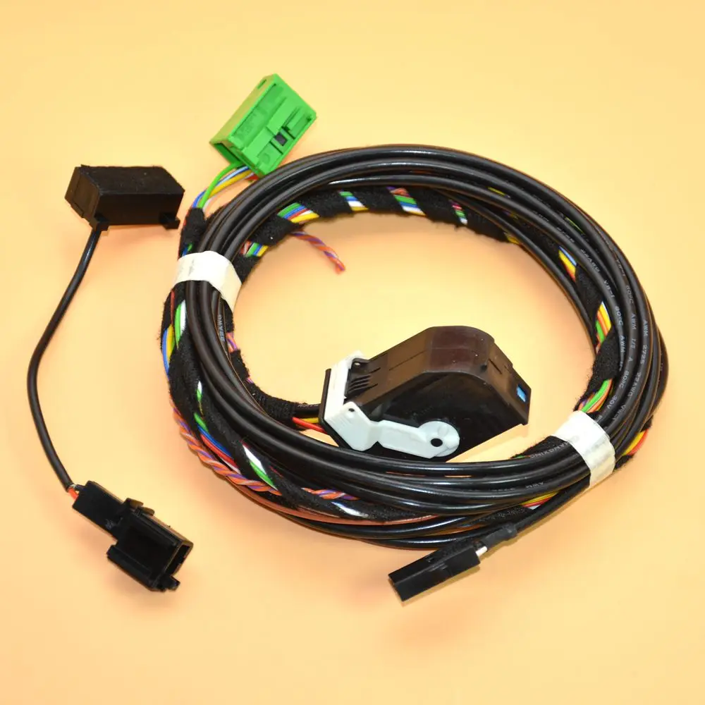 9W2 9W7 Bluetooth Microfono Cavo Per Jetta Passat Tiguan Touran Cc Eos Polo Rcd 510 Rns510 4E0972144