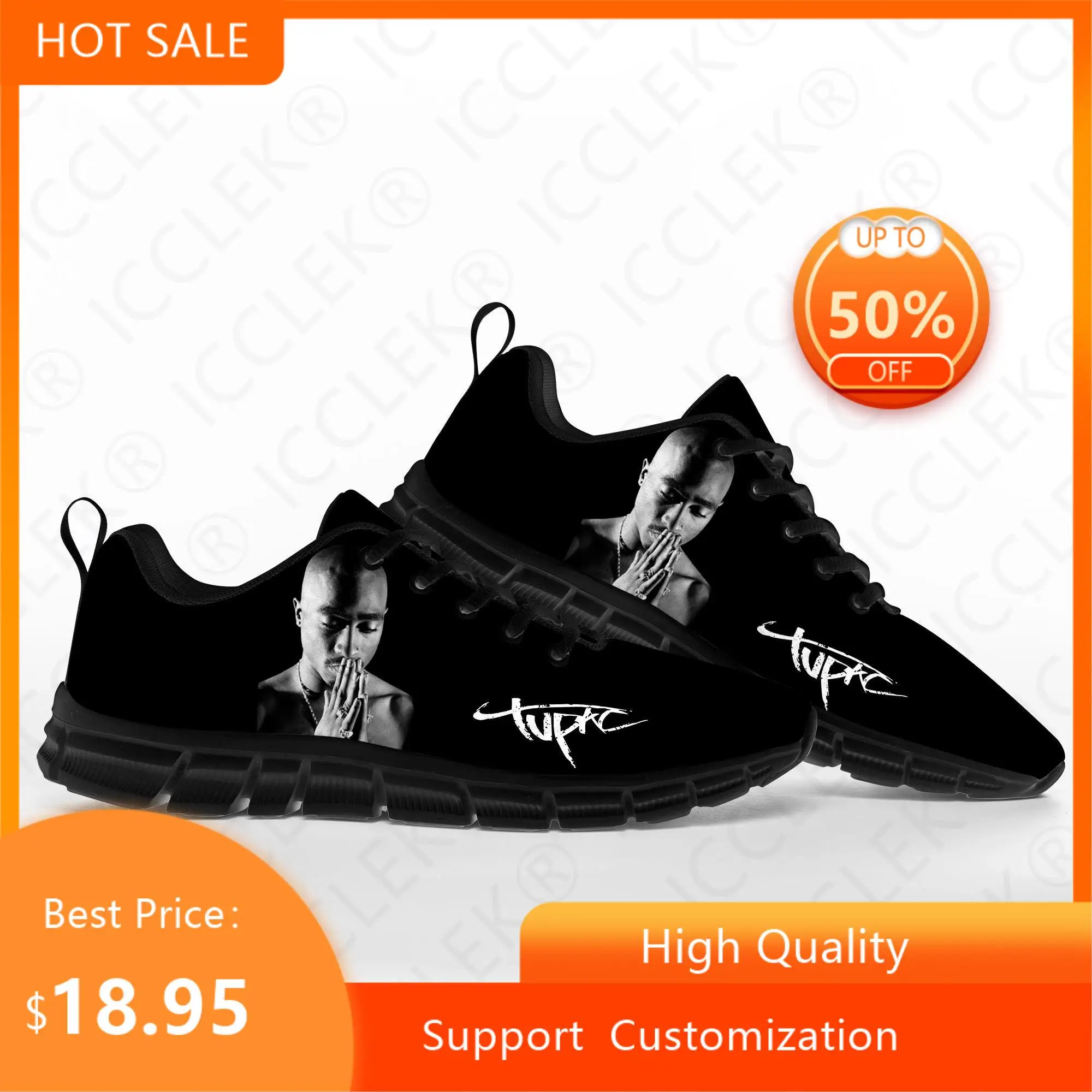Rap 2Pac Tupac Sports Shoes Mens Womens Teenager Kids Children Sneakers All Eyez On Me Casual Custom High Quality Couple Shoes