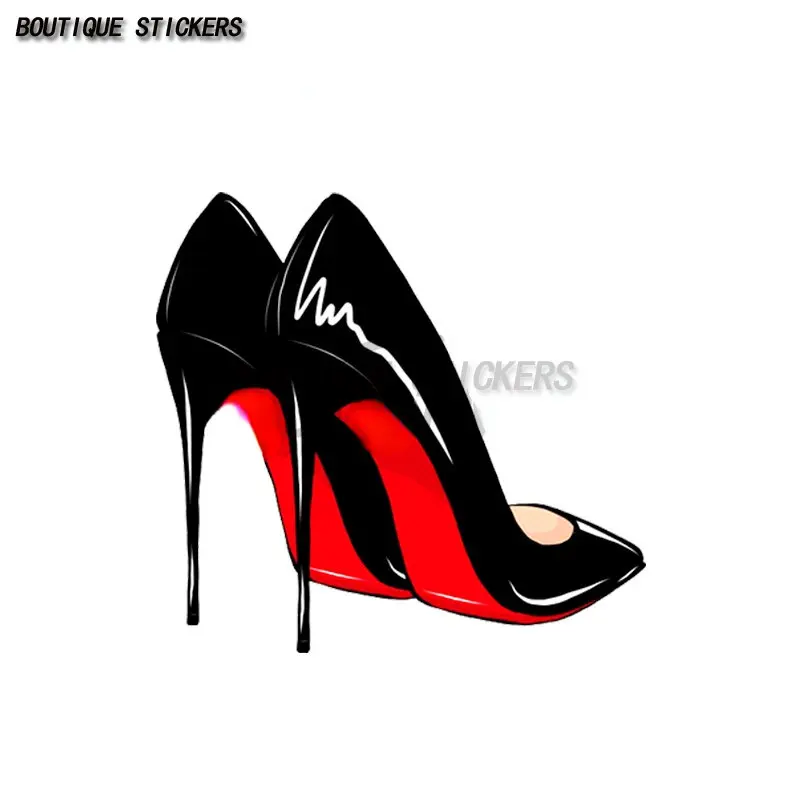 Creative Louboutins Car Sticker Impermeabile Pvc Sticker Bagagli Laptop Sticker Accessori Decorativi Per Auto Cover Scratches