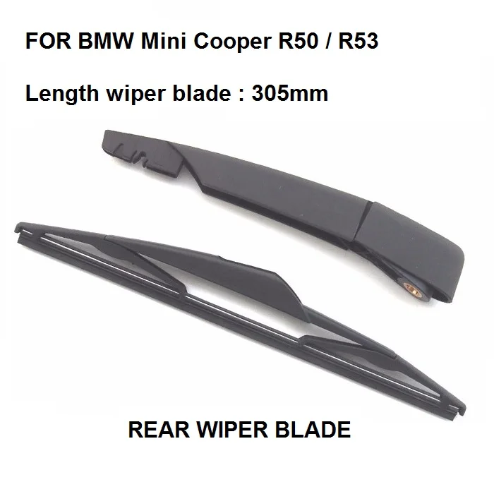 Per Bmw Mini Cooper R50/R53 Lunotto Parabrezza Parabrezza Wiper Arm & Blade Set 2001-2004 305Mm