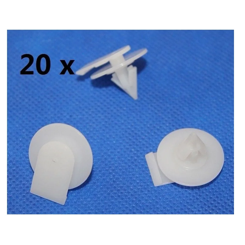 X20 Pinze Per Bmw Mini Cooper R50 R53 R56 R57 Wheel Arch Trim Pinze Lato 07137073915 Bianco