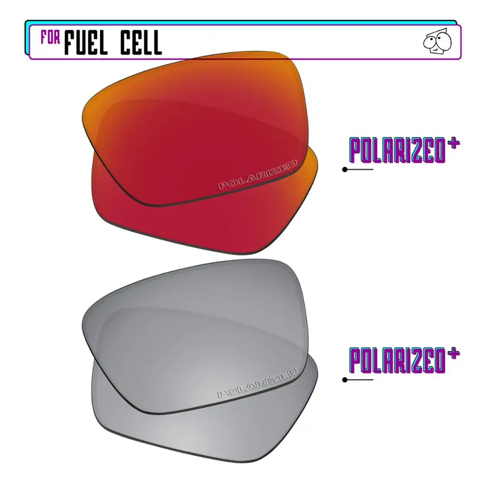 Ezreplace Polarizzati Lenti Di Ricambio Per-Oakley Fuel Cell Occhiali Da Sole-Sir P Plus-Redp Più