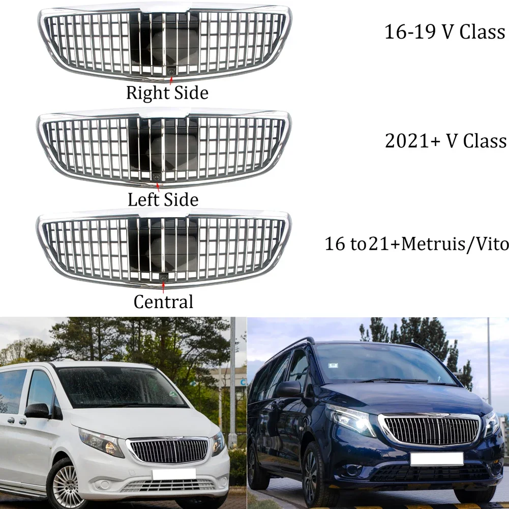 Griglia Anteriore Da Corsa Facelift Griglia Superiore Per Mercedez-Benz Classe V W447 Vito Metris/V220D V250D V260L 2016 + Stile Maybach