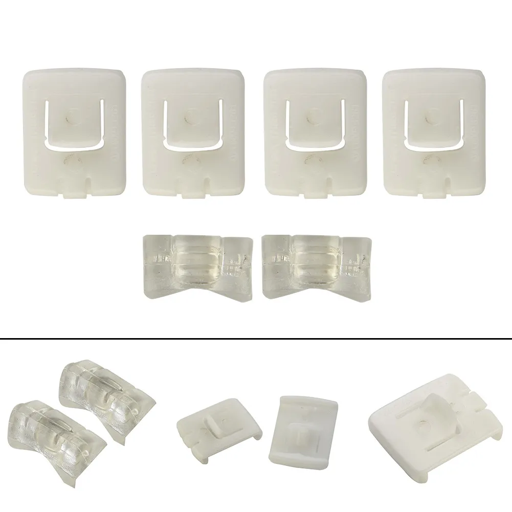 6Pcs Seat Rail Runner Clip Slider Guida Pezzo Interno Esterno Clip Sedile Guida Sedile Per Mk1 Mk2 Mk3 Golf Corrad Seat Car Fastener