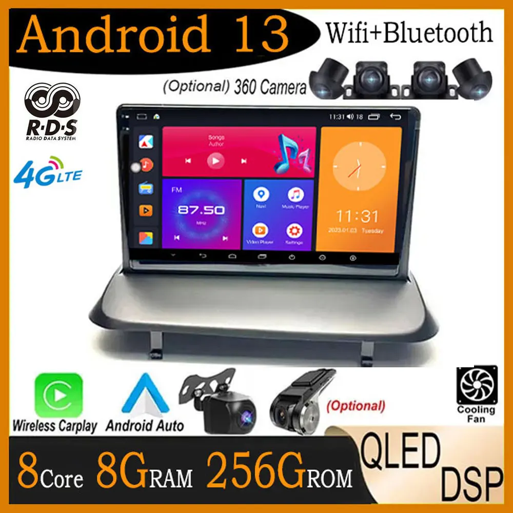 Android Auto Per Peugeot 5008 3008 2009 - 2015 Autoradio Lettore Video Audio Stereo Autoradio Gps Navi Multimedia Carplay