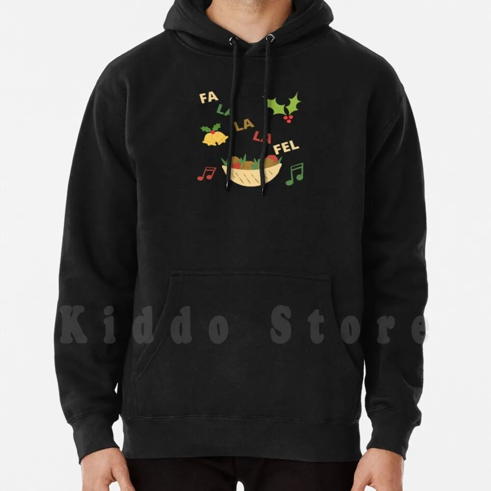 Felpe Con Cappuccio Di Natale Falafel Manica Lunga Vegan Christmas Vegan Vegan Vegan Christmas Vegan Christmas Maglione Vegano