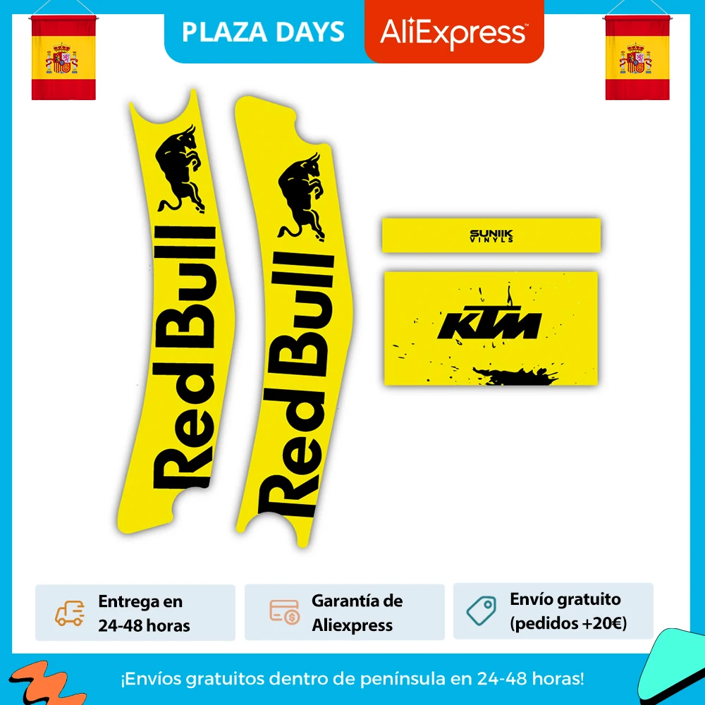 Vinile Per Sospensione Monorim (Redbull Yellow)