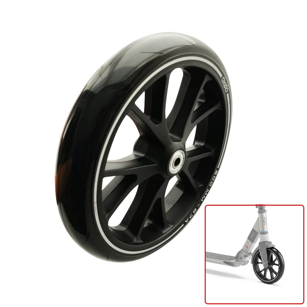 Ruota Per Passeggino Compatibile Oxelo Scooter Town9 Town 7 Con 608 Cuscinetti 20Cm Diametro Esterno 8 Pollici Carrello Della Spesa Ruota Del Carrello