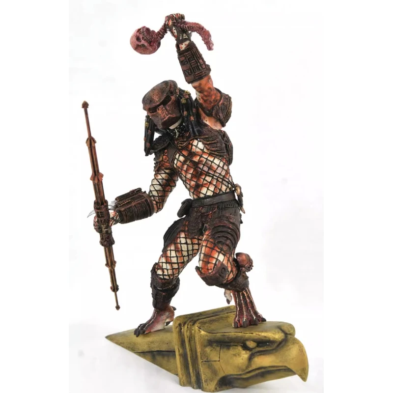 In Magazzino Originale Diamond Select Toys Gallery Series Iron Blood Warrior 2 Yautja City Hunter Statua In Pvc