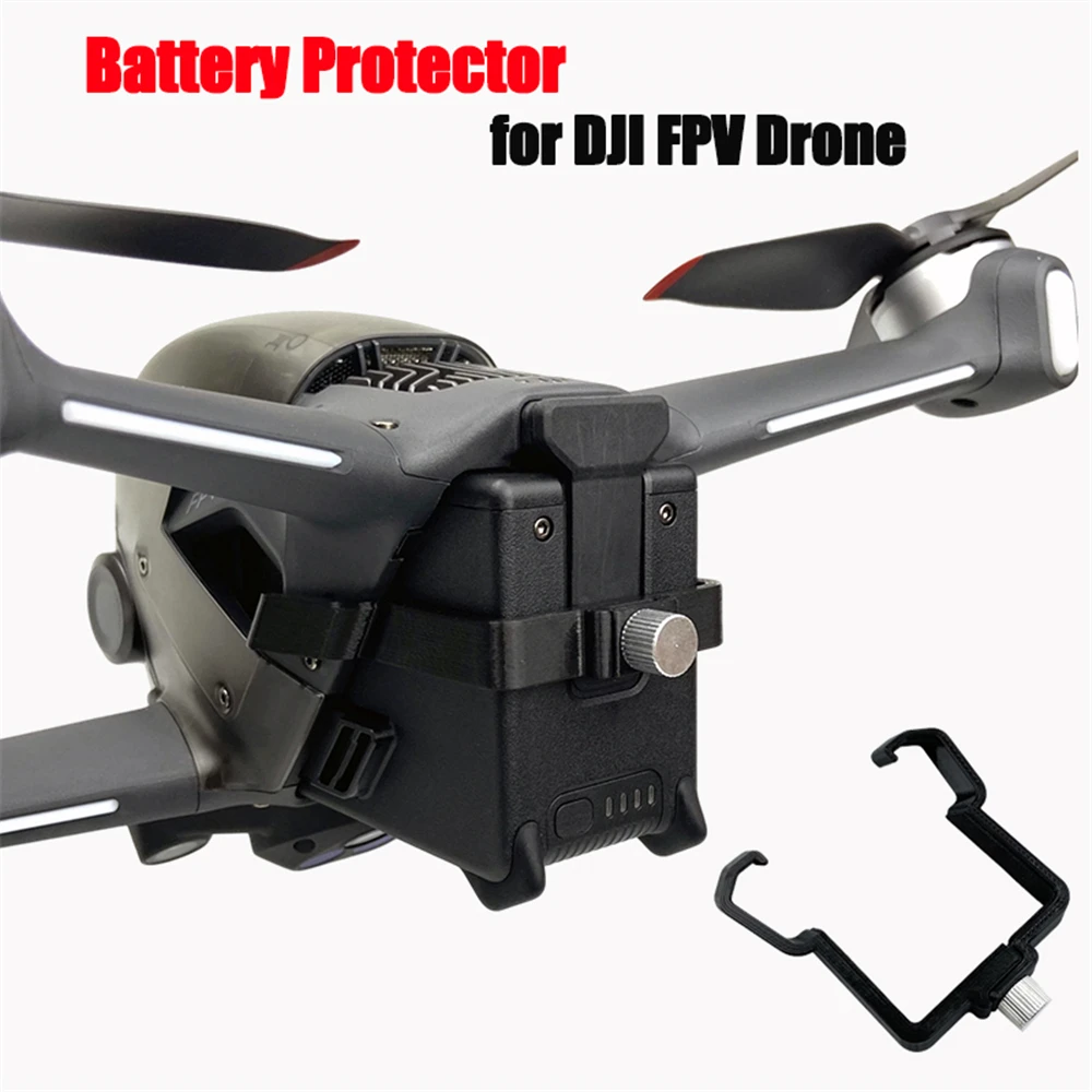 Per Dji Fpv Drone Battery Guard Chiusura A Morsetto Protettiva Per Prevenire La Perdita Della Batteria Supporto Di Protezione Per Mosche Di Sicurezza 